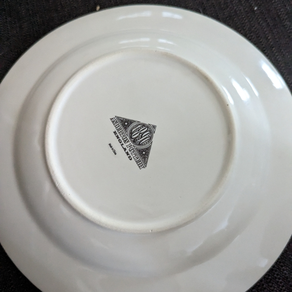 1890 Anderton Pottery England Twinkle Star Fairy Full 3 Piece Set Cup Bowl Plate - Picture 5 of 7